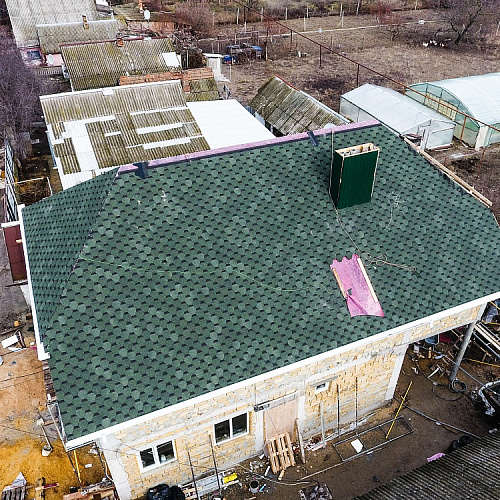 Гибкая черепица СОТА Döcke PIE STANDARD Зеленая