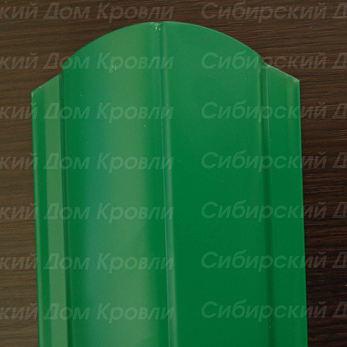 Металлический штакетник европланка зелёная мята RAL 6029