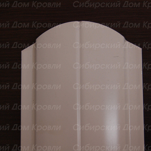 Металлический штакетник европланка белая RAL 9003