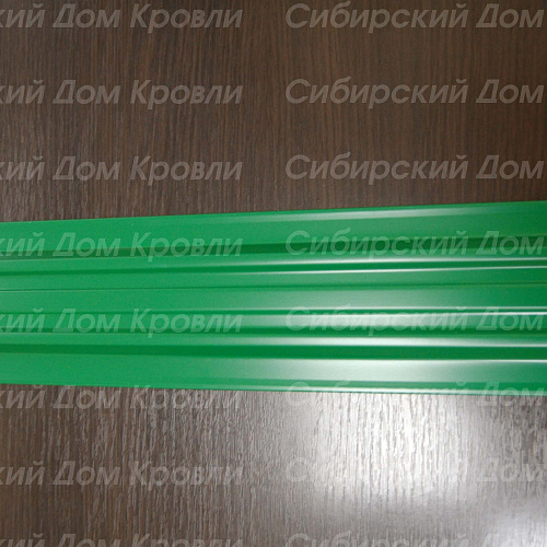 Металлический штакетник евротрапеция зелёная мята RAL 6029