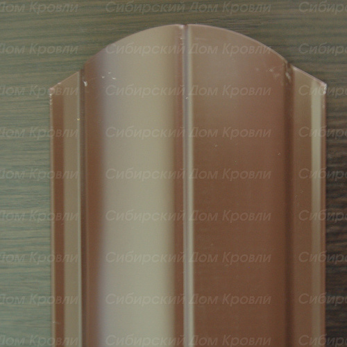 Металлический штакетник европланка коричневая RAL 8017