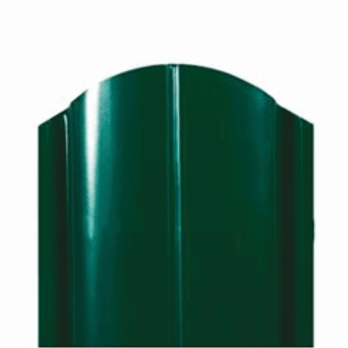 Металлический штакетник европланка зелёный мох RAL 6005